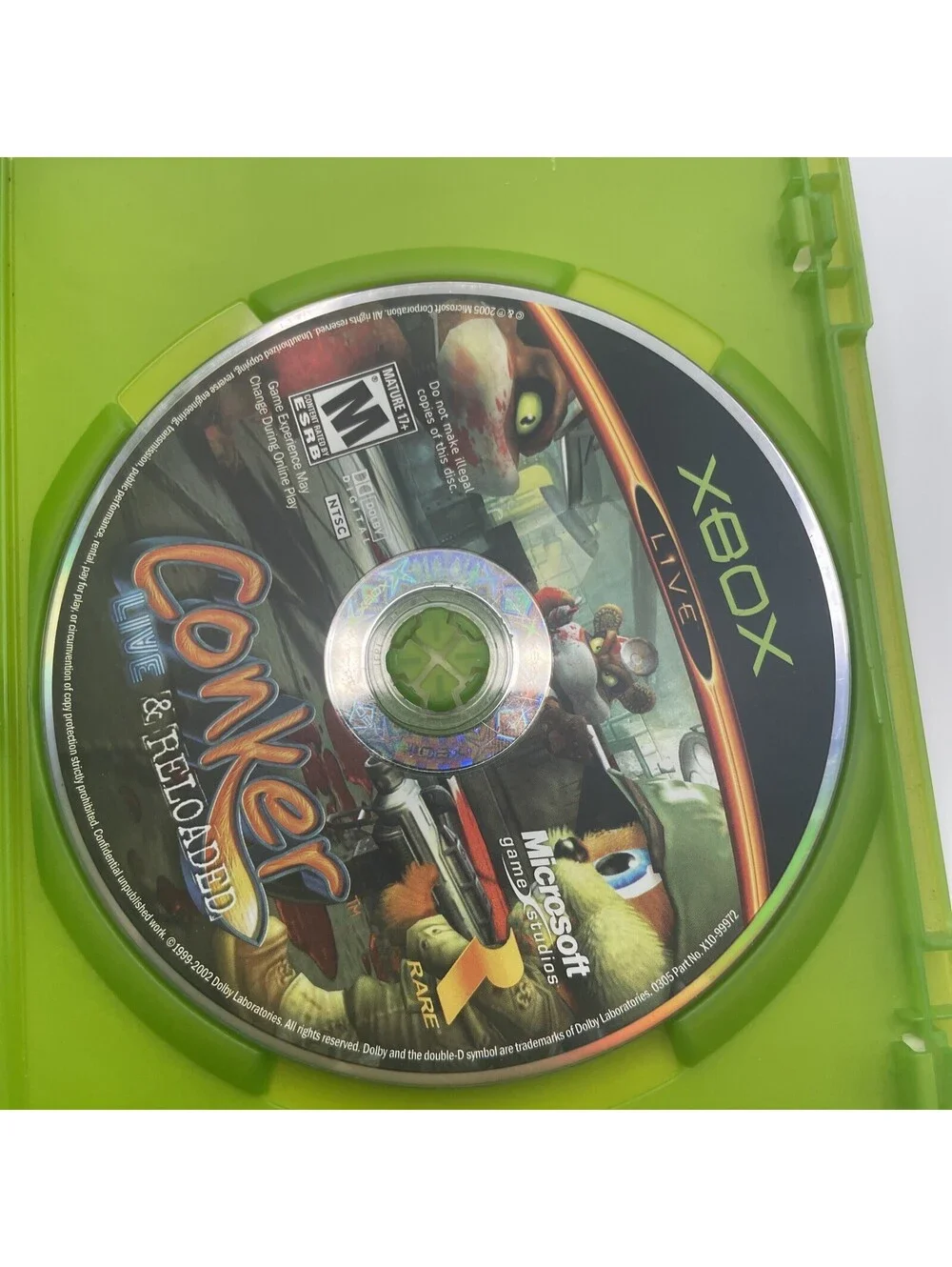 Conker: Live & Reloaded - Xbox * Game and Case * Tested * Working